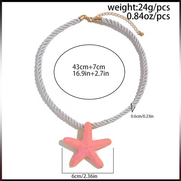 Starfish Pink Coral Gold Earrings - Picture 4 of 6